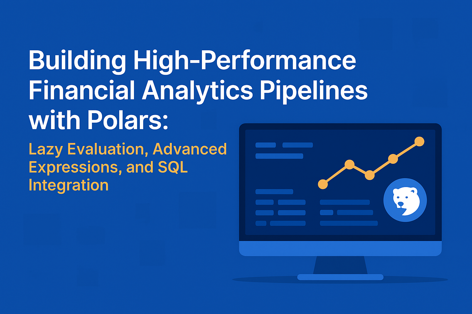 Building High-Performance Financial Analytics Pipelines with Polars: Lazy Evaluation, Advanced Expressions, and SQL Integration