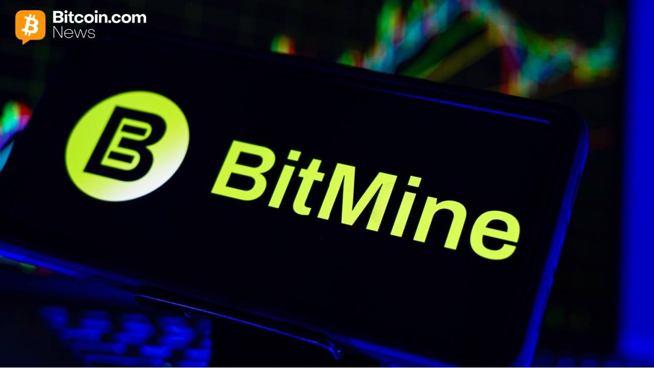Bitmine Acquires Over 203,000 ETH, Now Holds 2.7% of ETH Supply