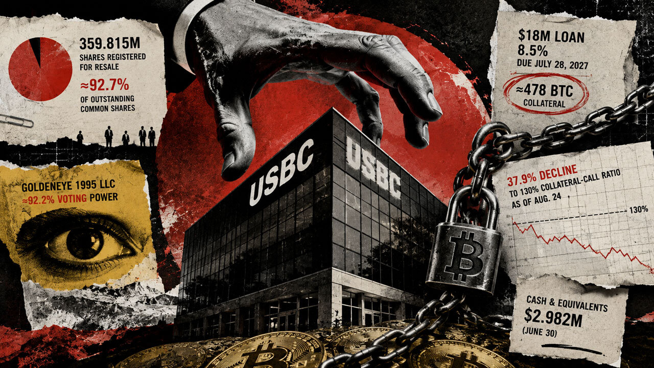 USBC share registration and Bitcoin collateral risks